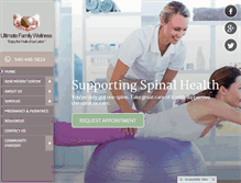 Tablet Screenshot of fredericksburgchiro.com